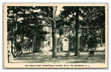 Vintage 1940's Postcard Old Broad St. Presbyterian Church Bridgeton New Jersey picture