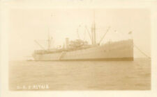 RPPC Postcard U.S.S. Altair AD-11 WWII Destroyer tender 1942 picture