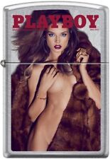 Zippo Playboy May 2015 Cover Street Chrome Windproof Lighter NEW RARE picture