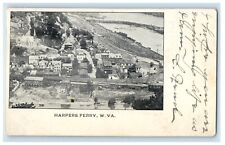 1905 Aerial View Of Harpers Ferry West Virginia WV Posted Antique Postcard picture