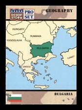 1991 People's Republic of Bulgaria 10 Pro Set Desert Storm Trading Card TC CC picture