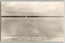1930-50 View From Davis Causeway Safety Harbor Florida Rppc Real Photo Postcard  picture