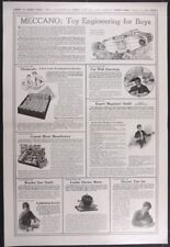 Vintage Magazine Ad 1918 Meccano: Toy Engineering for Boys picture