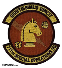 USAF 711TH SPECIAL OPERATIONS SQ -711 SOS-Duke Field-ORIGINAL OCP VEL PATCH picture