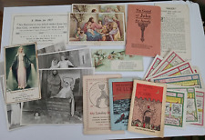 Mixed Lot Vintage Christian Ephemera, 1920s-1950s, Lessons, Study Aids, Photos + picture