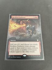 MTG Forgotten Realms - Reckless Endeavour - Extended Art Rare picture