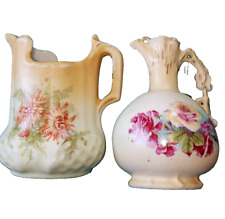 Antique Porcelain Austria Vases Lot Of 2 One Robert Hanke 4 1/2
