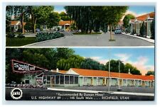 c1940's Standard Motel View Car Richfield Utah UT Unposted Vintage Postcard picture