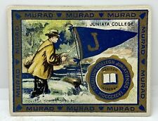 Vintage 1910 Murad Cigarettes College Series Juniata Fly Fishing Sports Card picture