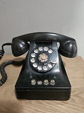 Vintage Black Rotary Northern Electric Telephone Desk Phone Art Deco Canada picture
