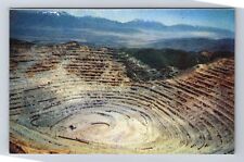 Bingham Canyon UT-Utah, Bingham Copper Mine, Open Pit, Vintage Postcard picture