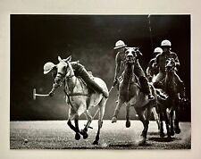 1990 Kansas City Polo Club Scrimmage Practice Horses Action Vintage Press Photo picture