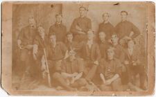 1899 -CHRISTY MATHEWSON ESTATE- Vintage Keystone Academy Baseball Cabinet Photo picture