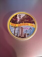 Vintage Round Playing Cards New Orleans French Quarter picture