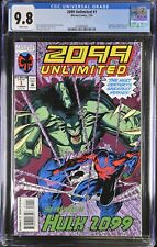 2099 Unlimited #1 CGC 9.8 WP 1st app Hulk 2099 Spider-Man 2099 1993 Marvel MCU picture