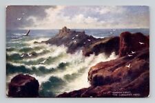 Postcard Cornish Coast Gurnard's Head England, Raphael Tuck Oilette H3 picture