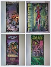LOT OF4 1996 IMAGE COMIC PROMO POSTERS HUMBERTO RAMOS HOMAGE BOOK GRIFTER RARE picture