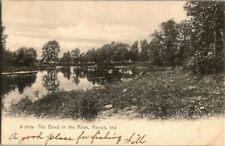 1907. THE BEND IN THE RIVER. MARION, IND. POSTCARD. ZT24 picture
