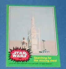 1977 Topps Star Wars Trading Card Series 4 Green #206 Search for missing droid picture