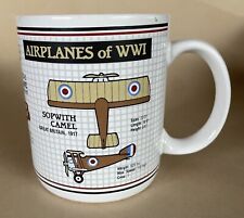 AIRPLANES of WWI COFFEE MUG World War One Military Aviation Sopwith Camel PAPEL picture