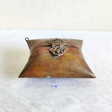 1920s Vintage Brass Handcrafted Clutch Bag Rich Patina Collectible Old 461 picture