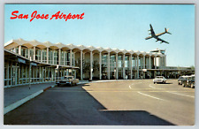 1960s San Jose California Airport Vintage Postcard picture