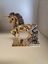 Franklin Mint 1991 Treasury Of Unicorns 24k Plated picture