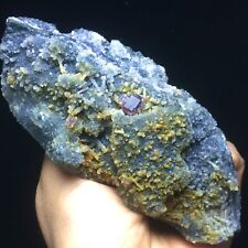 264g Natural Transparent Gem Level Dark Purple Fluorite Mineral Specimen/China picture