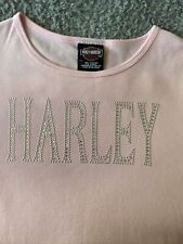 Harley Davidson Ladies XL Pink Rhinestone Accented T-Shirt from Fort Lauderdale picture