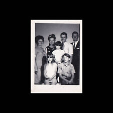 Old Vintage Photo FAMILY OF 7 SMILING picture