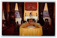 c1960s Ante-bellum Mansion, Dining Room Melrose, Natchez Mississippi MS Postcard picture