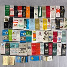 Front Strike Matchbook Covers - 55 Covers - Various Genres - Nicely Flattened picture