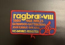 RAGBRAI VIII Patch - 1980; Kaul Karras; Glenwood To Guttenberg; 468 Miles. picture