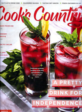 Cook's Country Magazine June July 2022 Pretty Drink for Independence Fig Salad picture