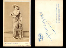 Liébert, Paris, Adah Isaacs Menken Vintage Albumen Print CDV.Adah Menken, in picture