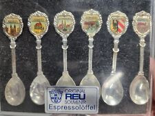 Vintage Souvenir Spoon Collectible Nurnberg Nuremberg Germany Silver Plated 6 Pc picture