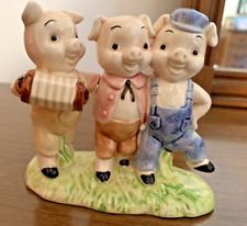Quon Quon   Once Upon A Time   THE THREE LITTLE PIGS   Figurine from 1983 picture