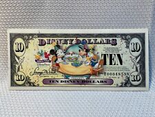 2009 Walt Disney Dollar Uncirculated $10 Ten Dollar Bill T Series Daisy Mickey picture