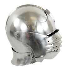 15th century traditional Italian design18 gauge steel Face Sallet Close helmet picture