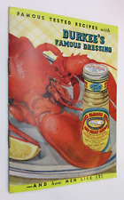 Vintage 1950's Tested Recipes with Durkee's Famous Dressing And how Men Like It picture