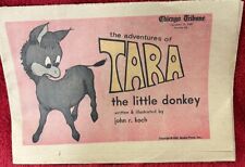 Vtg Dec 21 1969 Chicago Tribune Pull-Out Children's Comic TARA THE LITTLE DONKEY picture