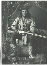 Al-Che-Say, A Chief  Postcard B&W Photo by Markey & Mytton  1895 Unposted picture