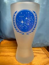 Star Trek United Federation of Planets Frosted Glass (Pilsner) 2006 CBS Studios picture