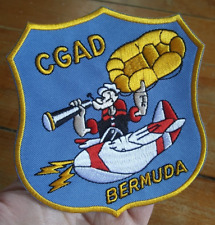 Coast Guard Air Detachment BERMUDA ~ POPEYE ~ USCG CGAD Military PATCH picture