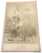 Late 1800s Photo Of Blanch & Emil Ellis Two Young Kids Boyer Photography 1702-N picture