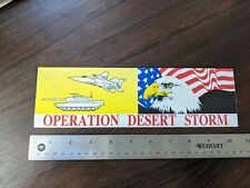 1990 Operation Desert Storm Vintage Bumper Sticker picture