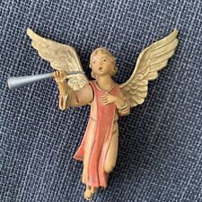 Vintage Fontanini 1983 Angel With Horn Nativity Figurine 4” Depose Italy 15 picture