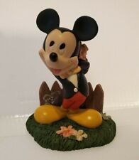 Danbury Mint DISNEY Perpetual Calendar Figurine FEBRUARY Mickey with Flowers picture