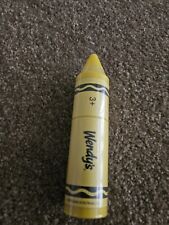 Wendy's Kids Meal Yellow Crayola Crayon NEW picture