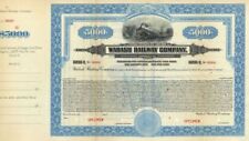 Wabash Railway Co. - $5,000 or $1,000 Speciman Bond - Specimen Stocks & Bonds picture